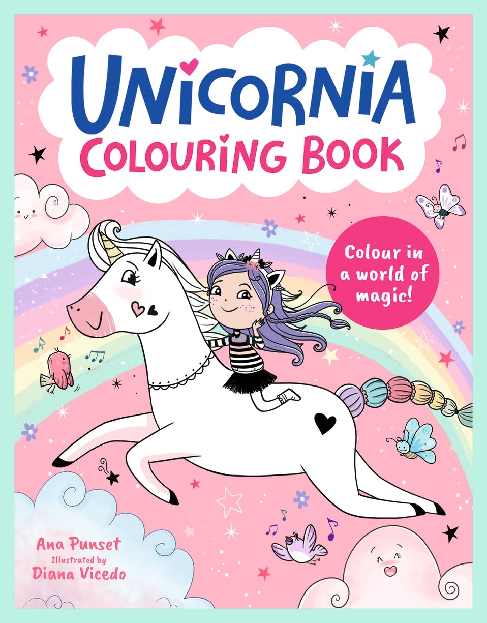 Unicornia Colouring Book